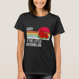 T-shirt Papa Of The Little Watermelon - Fruit Family Matc