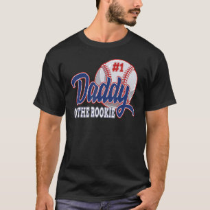 T-shirt Papa Of The Rookie Baseball 1er Anniversaire Baseb