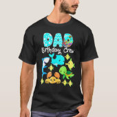 T-shirt Papa Of The Sea Aquarium Party Sea Fish Ocean Ani (Devant)