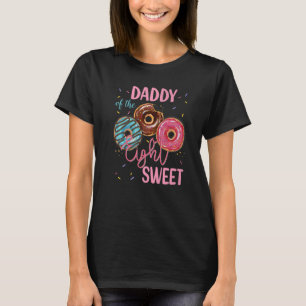 T-shirt Papa Of The Sweet Huit 8th Donut Birthday Party