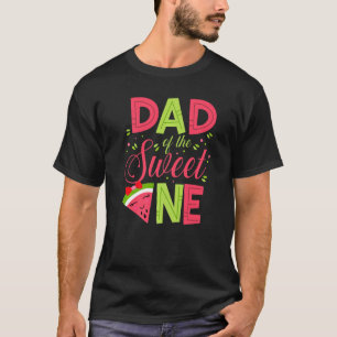 T-shirt Papa Of The Sweet One Watermelon Père Papa 1er