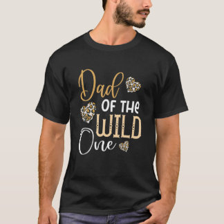 T-shirt Papa OF THE WILD UN premier anniversaire Leopard H