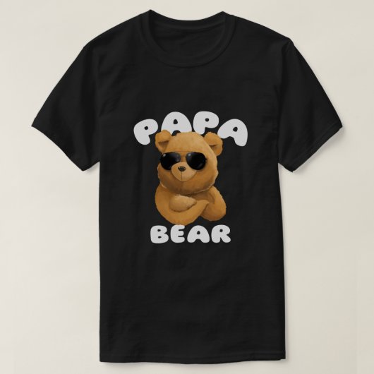 T-SHIRT PAPA OURS (Design devant)
