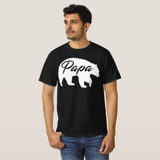 T-shirt papa ours (Devant entier)