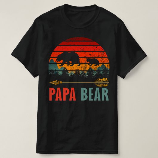T-shirt papa ours (Design devant)