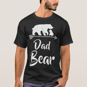 T-shirt Papa Ours Correspondant Famille Costume de Noël