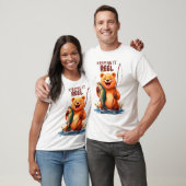 T-shirt Papa Ours de pêche Prend Poisson (Unisexe)