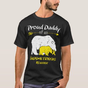 T-shirt Papa Ours Fier Sensibilisation à l'endométriose