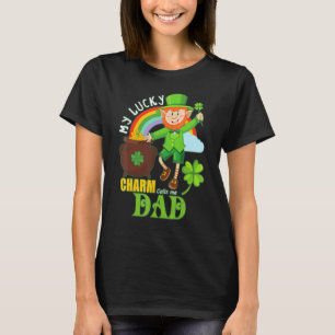 T-shirt Papa Paddy Day St patrick Lucky Charm'appelle Papa