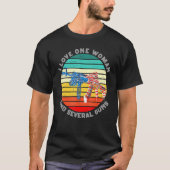 T-shirt Papa Papi Vétérinaire Us Drapeau J'aime Une Femme  (Devant)