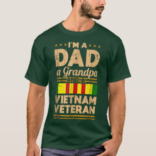T-shirt Papa Papi Vietnam Vétérinaire Vintage Cadeau Homme