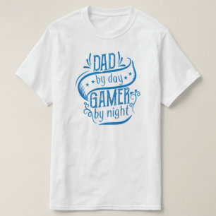 T-shirt Papa par Jeu de jour par Nuit Anniversaire ou Fête