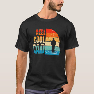 T-shirt Papa Pêcheur Homme Papa Bobine Cool Papa Fête des