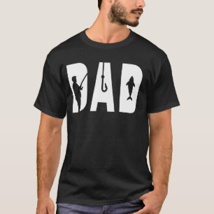 T-shirt Papa Pêcheur Passionné de Pêche Amoureux de Poisso