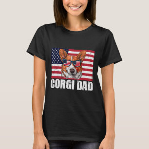 T-shirt Papa Pembroke Welsh Corgi Us Amoureux des chiens D