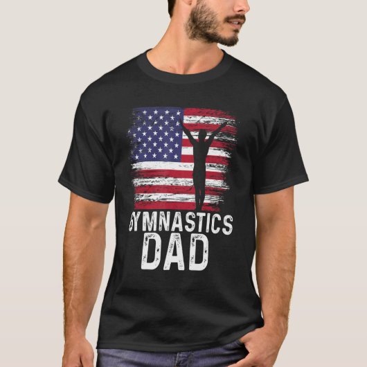 T-shirt Papa Père Graphic Gymnaste Gymnastique Acrobat Acr (Devant)