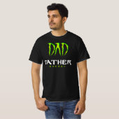 T-shirt Papa Père Monstre D’Énergie Heureux Père Fête Tshi (Devant entier)