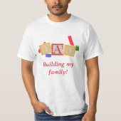 T-shirt papa personnalisable (Devant)