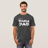 T-shirt Papa personnalisé de danse (Devant entier)