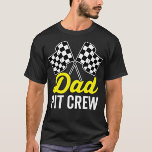 T-shirt Papa Pit Crew pour le costume de la partie de cour