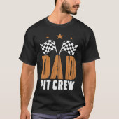 T-shirt Papa Pit Crew Roue Tracks Race Brake Luxurious Rac (Devant)