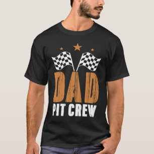 T-shirt Papa Pit Crew Roue Tracks Race Brake Luxurious Rac