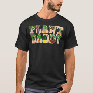 T-shirt Papa plante succulentes papa drôle paysagistes jar