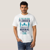 T-shirt Papa Plombier (Devant entier)