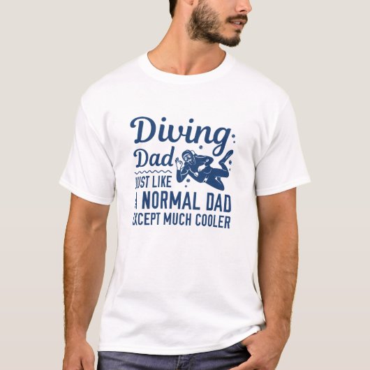 T-shirt Papa plongeur (Devant)