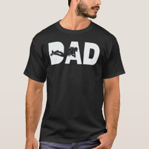 T-shirt Papa Plongeur Sous-Marin Père