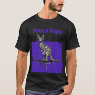 T-shirt Papa poche
