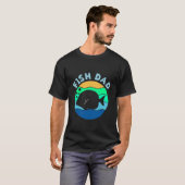 T-shirt Papa Poisson (Devant entier)