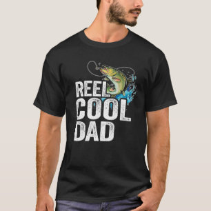 T-shirt Papa Poisson Pêcheur Super Papa Bass Pêcheur Papa