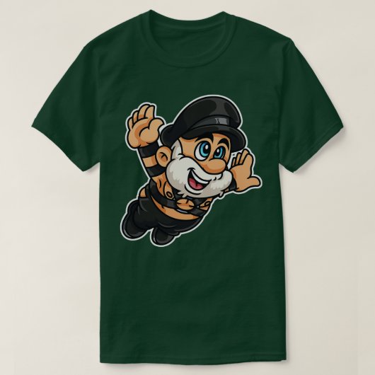 T-shirt Papa Polaire En Cuir (Design devant)