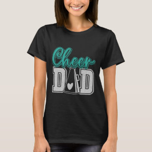 T-shirt Papa Pom-Pom Mon Cheerleader Préféré M'appelle Pap