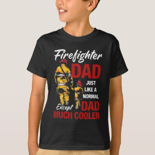 T-shirt Papa pompier