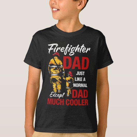 T-shirt Papa pompier (Devant)