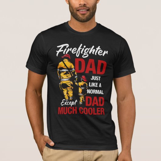 T-Shirt Papa Pompiers (Devant)
