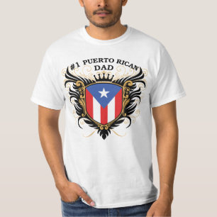 T-shirt Papa portoricain du numéro un