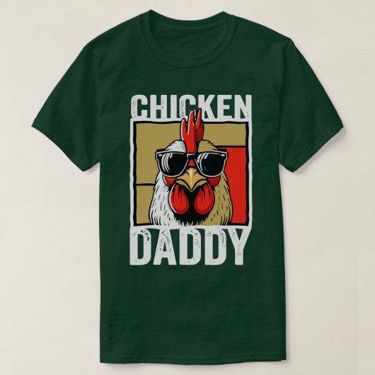 T-shirt Papa poulet (Design devant)