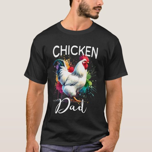 T-shirt Papa Poulet Poulet (Devant)