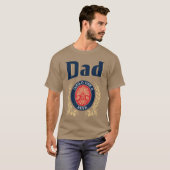 T-shirt Papa pourrait utiliser une bière rétro (Devant entier)