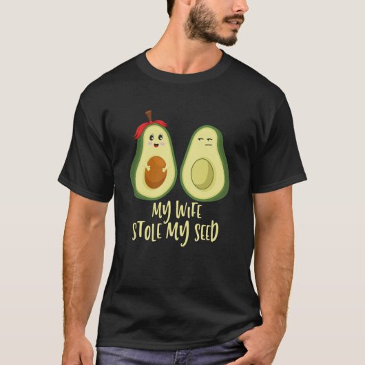 T-shirt Papa Pregnant Keto Avocado (Devant)
