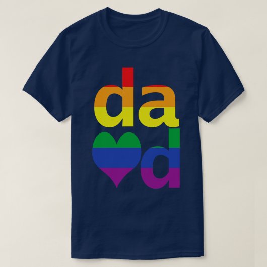 T-shirt Papa Pride (Design devant)