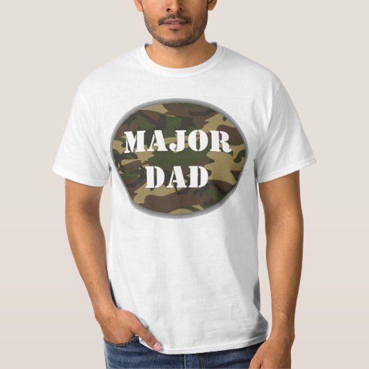 T-shirt Papa principal, fête des pères de militaires de (Devant)