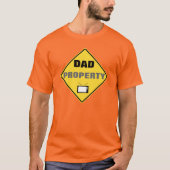 T-shirt Papa, propriété (Devant)