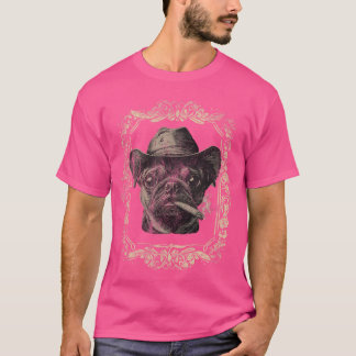 T-shirt Papa Pug Fête des Pères pour Amoureux Drôle Hommes