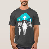 T-shirt Papa Quels Sont Les Nuages Faits De Serveurs Linux (Devant)