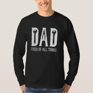 T-shirt Papa qui répare tout   Outils Mécanicien Papa  