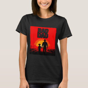 T-shirt Papa radical père et fils agriculteur western couc
